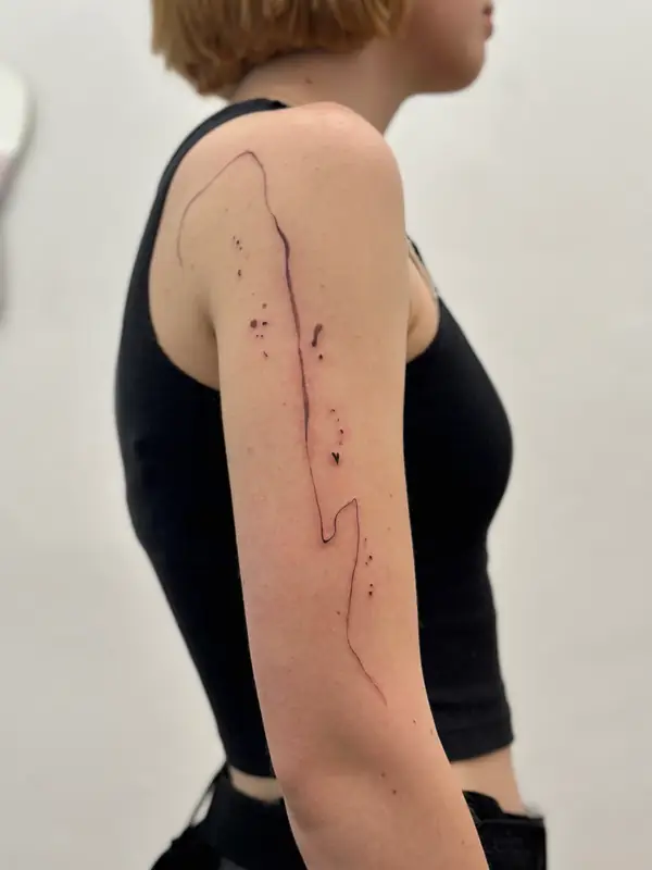 Abstrakce & Freehand Tattoo